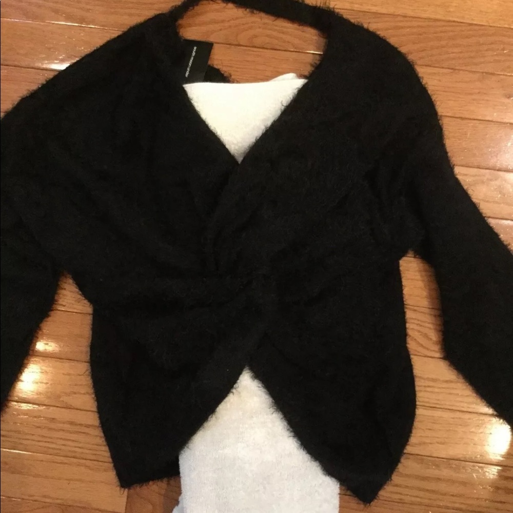 NWT ‘Neely’ from South Moon Under  fuzzy sweater with twist front & back…